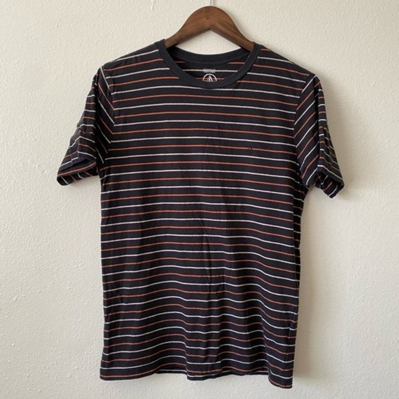 Volcom Striped T Shirt - Picture 1 of 4